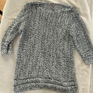 Women’s Easywear by Chico’s black light weight sweater tunic size 2 MEDIUM